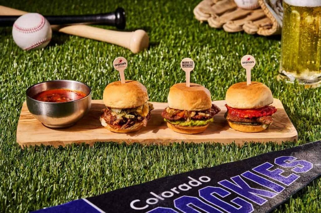 Ballpark Fare Served with Raspberries: